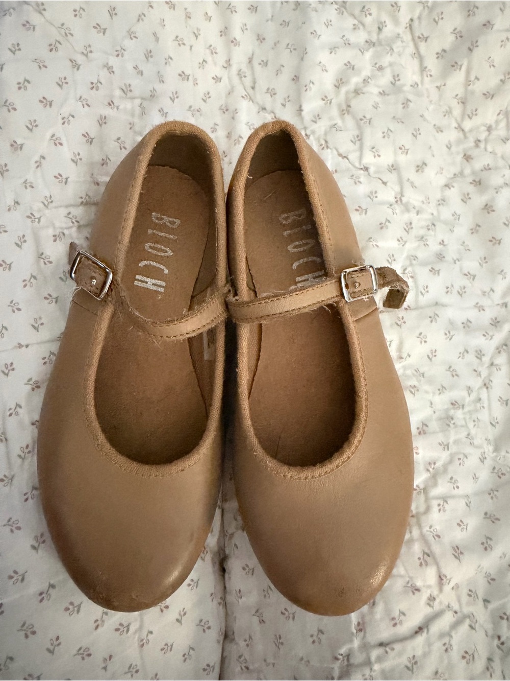 Bloch Kids Mary Jane Dance Shoes — Tan